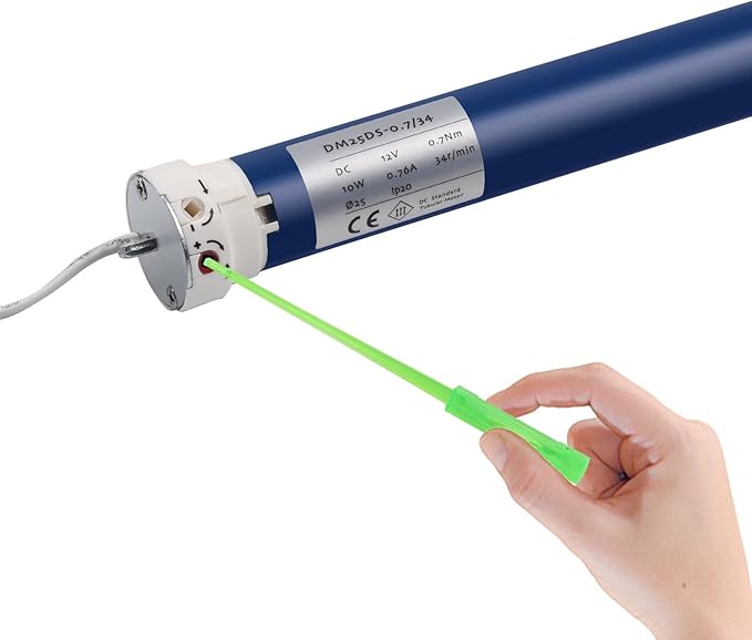 Rollerhouses DM25DS 12V RV Electric Roller Shade Replacement Motor RV Motorized