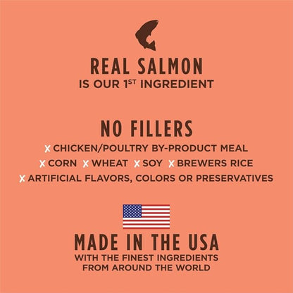 Instinct Be Natural, Natural Dry Dog Food, Raw Coated Kibble - Real Salmon & Brown Rice, 4.5 lb. Bag