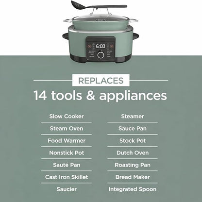 8.5 Quart Large Capacity Multi Cooker, Programmable Electric Pot