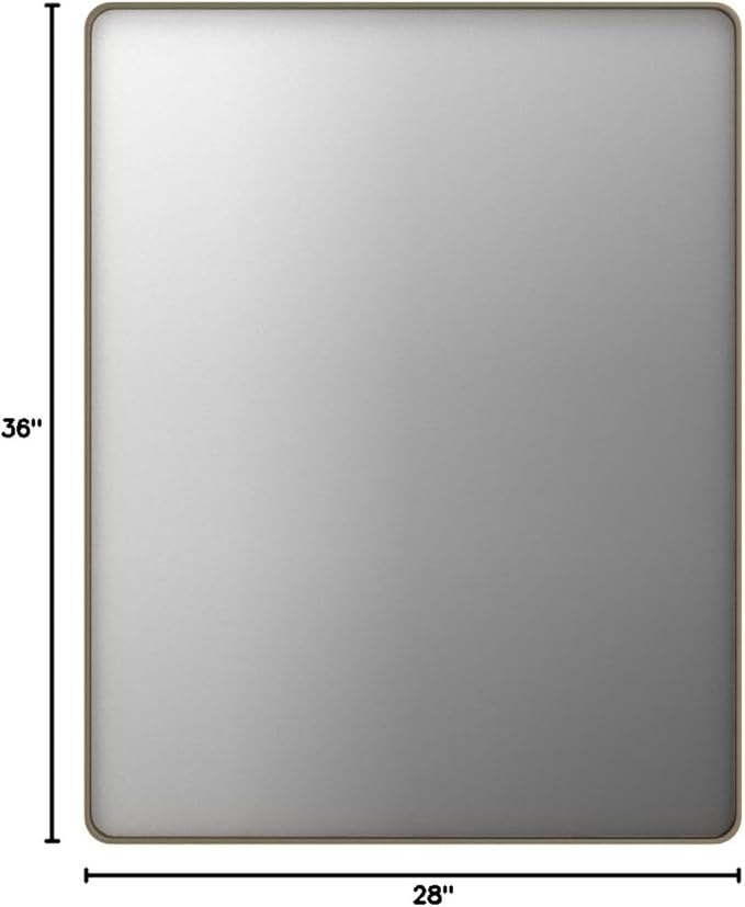 LOAAO 28”X36” Bronze Bathroom Mirrors