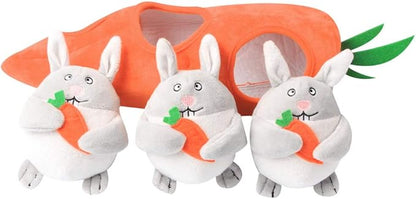 IFOYO Hide and Seek Dog Puzzle Toys, Plush Interactive Puppy Toys for Small, Medium Dogs, Easter Puppy Essentials
