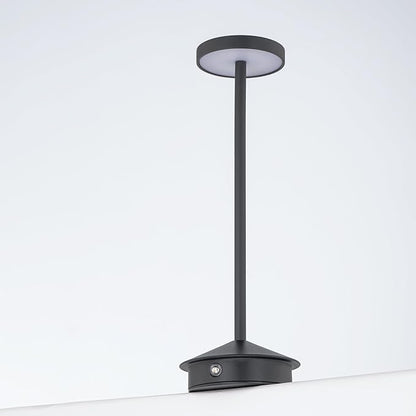 Orbit LED Cordless USB-C Re-Chargeable Desk Lamp, 5200mAh Battery Operated with 3 Color Temperature 2700K-3000K-3500K and Fingertip Touch On/Off Plus Dimming in Black (Pack of 2)