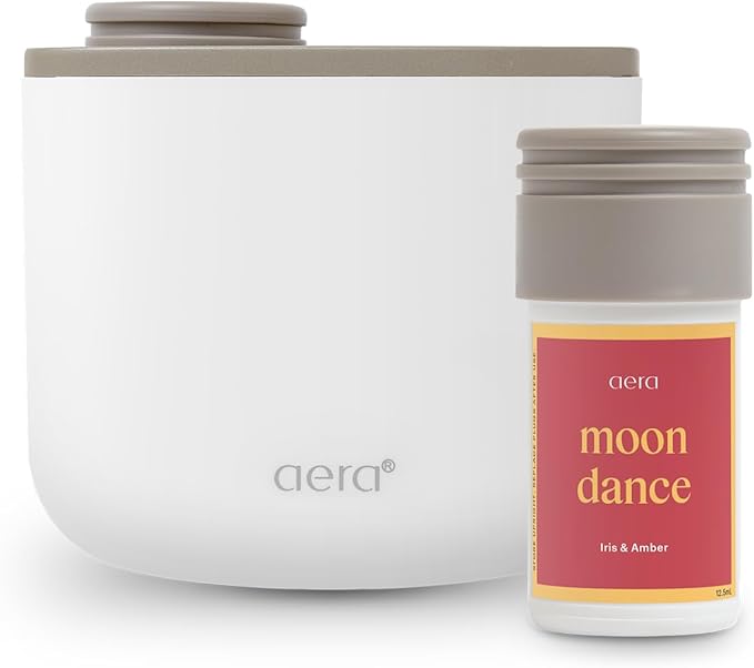 Aera Mini Home Fragrance Diffuser and Mini Moondance Scent Refill Bundle