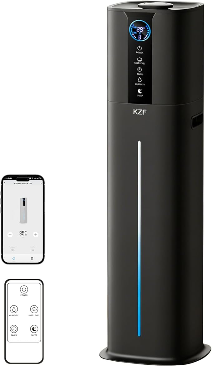 9L Smart Humidifiers for Bedroom Large Room, 2.3Gal Cool Mist Top Fill Diffuser