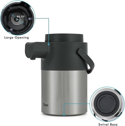Tiken Airpot Coffee Dispenser - 74oz/2.2L Thermal Coffee Carafes