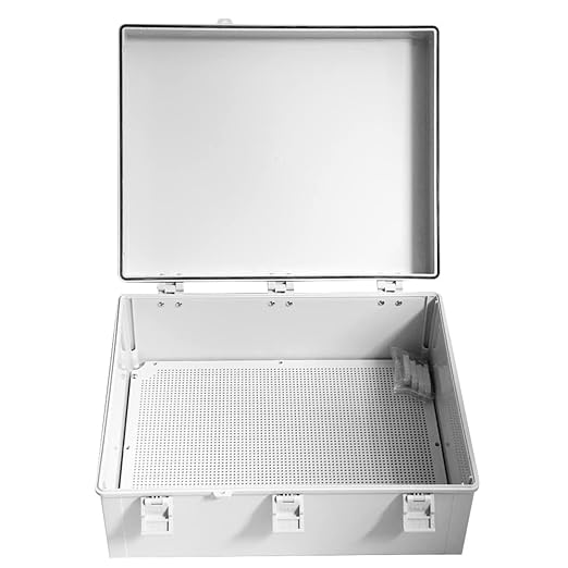 Co. 7.9" x 11.8" x 6.3" ABS Waterproof IP67 Hinged Electronics Box