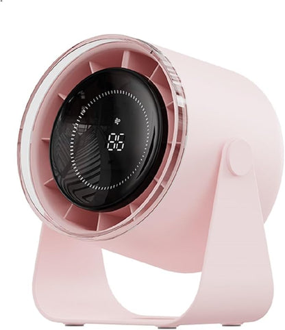 DURBESTER Small Desk Fan, 28dB Ultra-Quiet Desktop Air Circulator