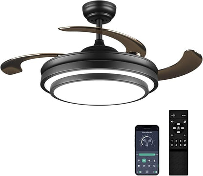48 Inch Retractable Ceiling Fan