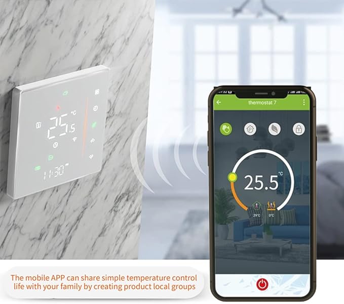 Matybobe WiFi Smart Thermostat Temperature Controller Weekly Programmable