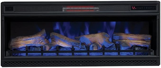 ClassicFlame 42" 3D Infrared Quartz Electric Fireplace Insert