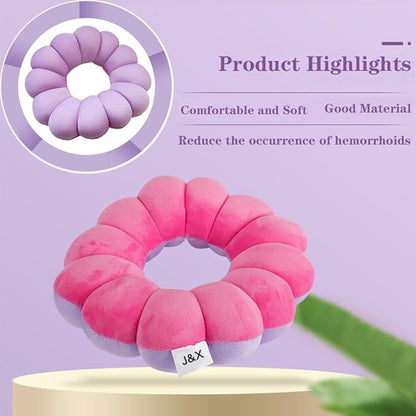 Anti Bedsore Cushion,Broken Elbow Elevation Pillow,Donut Pillow for Hand and Foot Pressure Relief,Elbow,Ankle,Leg,Hip Support Pad Purple
