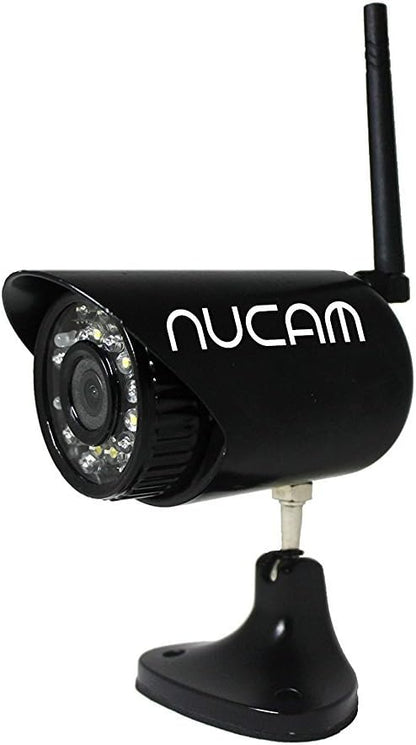 NUCAM 32GB Wireless Portable Magnetic Base Battery Powered RV/Trailer/Truck Hitch Backup Camera NuCam WR Surveillance IP Camera w. 1/4"-20 UNC Hole, Motion Detection Recording Night Vision