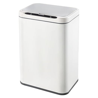ELPHECO Stainless Steel Office Trash Can Motion Sensor Garbage Can Touchless
