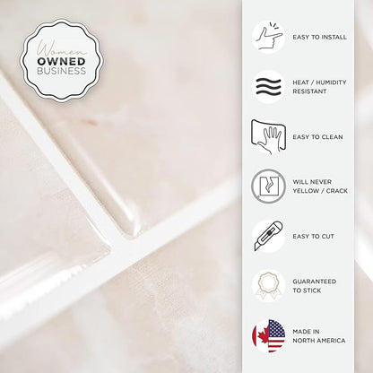 SMART TILES Peel and Stick Backsplash