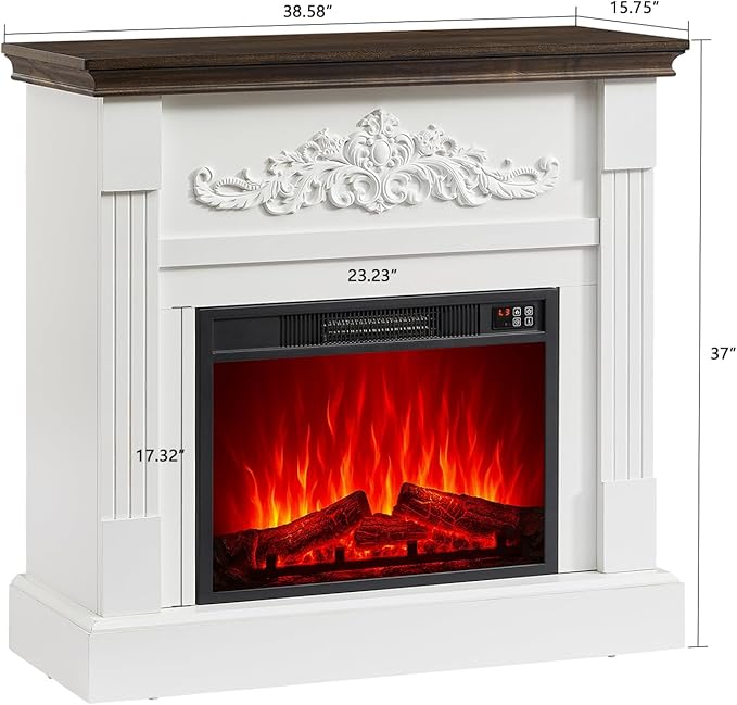 SOOWERY Electric Fireplace