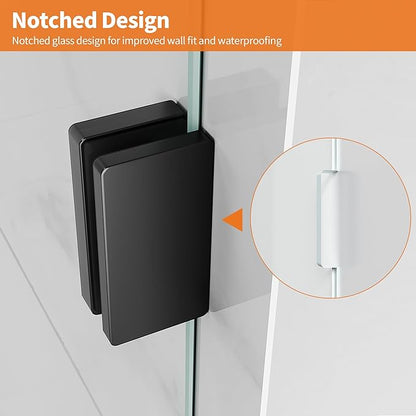 Shower Glass Panel, Frameless Walk in Shower Door