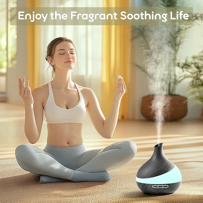500ML Essential Oil Diffuser: Aroma Diffuser