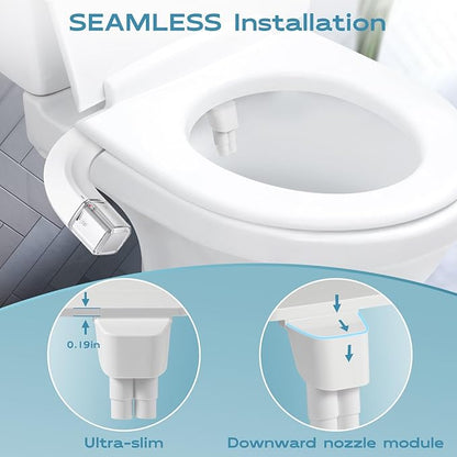 Ultra-Slim Bidet Dual Mode Bidet Attachment