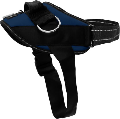 ShawnCo Essential Dog Harness, No-Pull Pet Vest (Pacific Blue,XS) | 3 Leash Clips, Easy On, No-Choke, Reflective, Adjustable Fit, Padded Comfort, Control Handle, For Small, Medium & Large Dogs