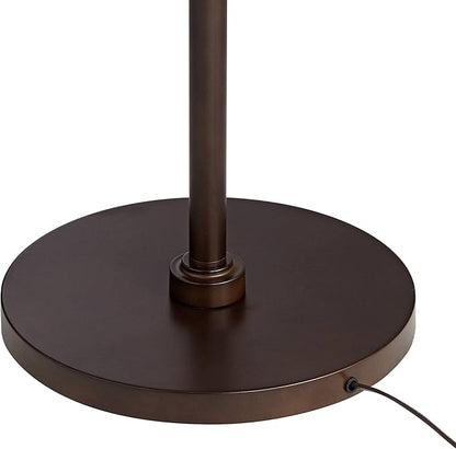 Tropical Woodwork Bronze Downbridge Arc Floor Lamp