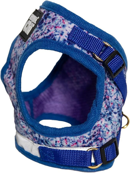 Travel Cat Harness and Leash Set - Adjustable Fit Mesh Cat Harness and Reflective Strap - Comfort Walking Vest for Kitten for Outdoor Walking, Hiking (Small, Groovy)