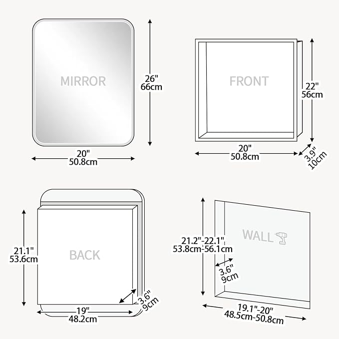 Rectangle Medicine Cabinet