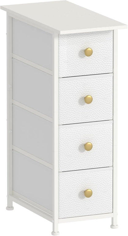 GiftGo Narrow Dresser Cabinet Vertical Slim Dresser Chest of Drawers Skinny