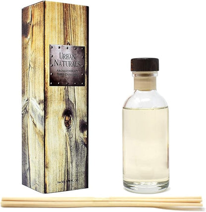 Urban Naturals Warm Vanilla Amber Reed Diffuser Gift Set | Creamy. Warm.