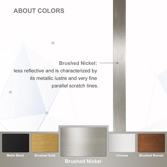 ANDY STAR 30”x40”Brushed Nickel Mirror