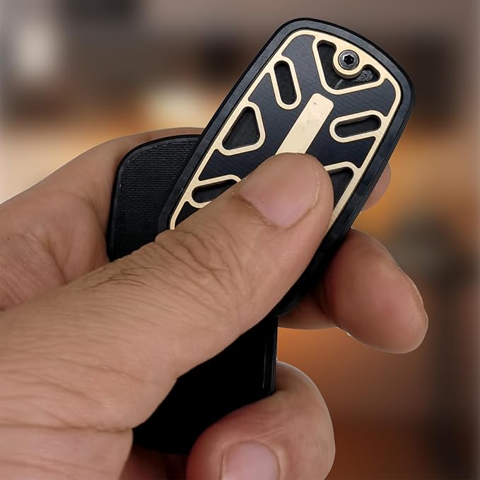 DjuiinoStar Silent Fidget Slider, CNC Machined Push Slider, Big&Lightweight