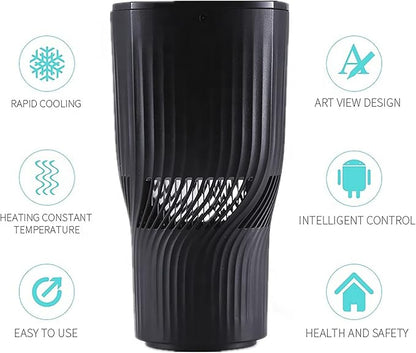 Car Cup Holder 2-in-1 Coffee Warmer Drink Cooler Smart Car Tumbler Holder Gift