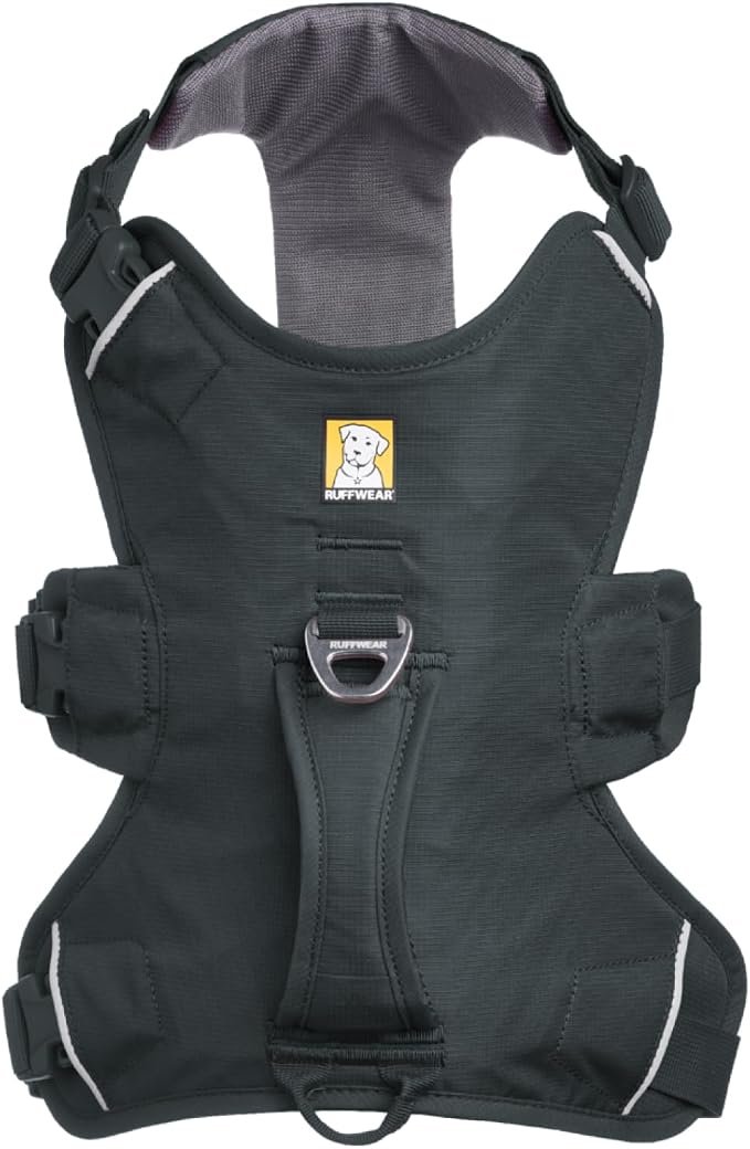 Ruffwear, Web Master, Multi-Use Support Dog Harness, Hiking and Trail Running, Service and Working, Everyday Wear, Basalt Gray, Small