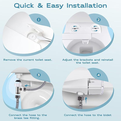 Ultra-Slim Bidet Dual Mode Bidet Attachment