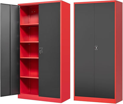 Metal Storage Cabinet-72” Tall Steel File Cabinets
