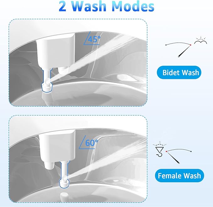 Bidet Attachment for Toilet, Non-Electric Fresh Cold Water, Toilet Bidet