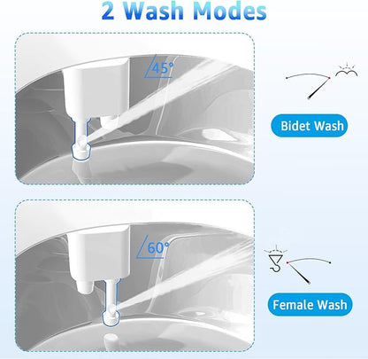 Bidet Attachment for Toilet, Non-Electric Fresh Cold Water, Toilet Bidet