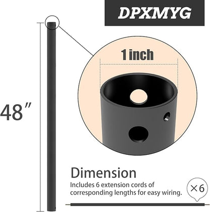DPXMYG 48 inch Ceiling Fan Downrod