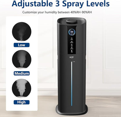 9L Smart Humidifiers for Bedroom Large Room, 2.3Gal Cool Mist Top Fill Diffuser
