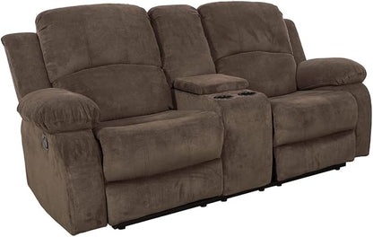 A Ainehome Living Room Furniture Set Leather Recliner Sofa Set Loveseat Chair Furniture Sofa Set for Living Room/Small Space/Rv/House/Office/Theater Seating (A-Taupe Brown Corduroy,Loveseat)