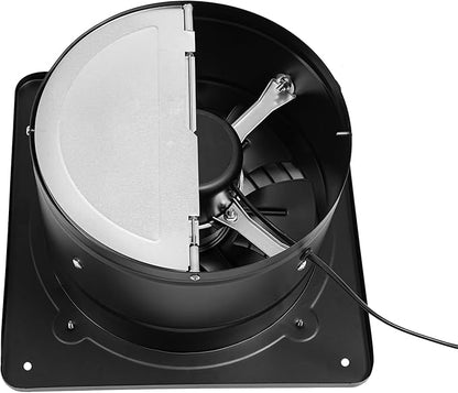 XUFOPLY 10 Inch Exhaust Fan, 110V 100W Wall Mounted Vent Fans 2600RPM Kitchen