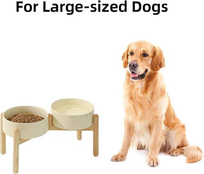 Ceramic 8.2inch Raised Dog Bowl