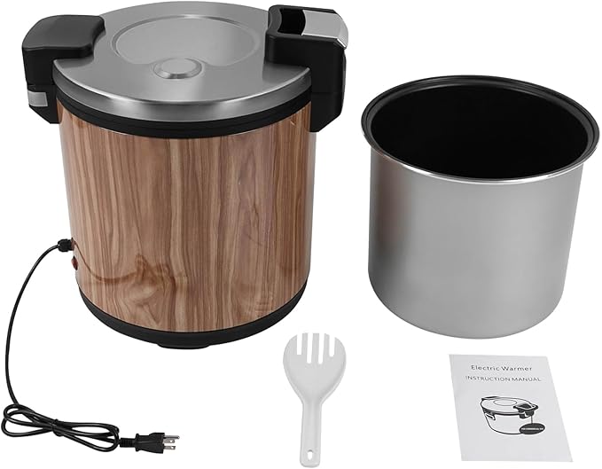 Commercial Rice Warmer, 6 Gal Stainless Steel Electric Rice Warmer