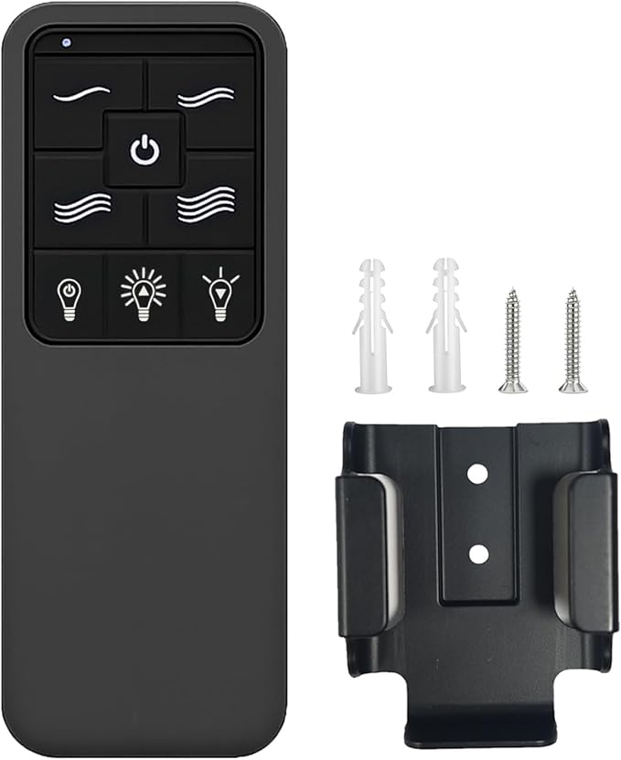 Replacement Remote for Westinghouse 7787900, 4-Speed Black Ceiling Fan Remote