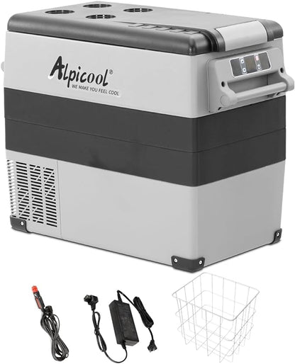 Alpicool CF55 Portable Freezer, 12 Volt Refrigerator, 52 Quart Fast Cooling 12V
