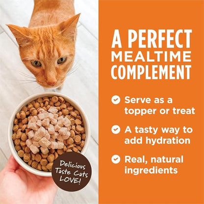 Instinct Healthy Cravings Natural Wet Cat Food Topper, Grain Free Recipe - Real Salmon, 3 oz. Pouches (Pack of 24)