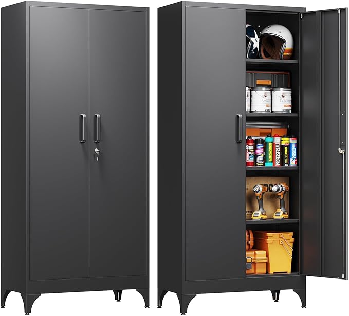 Yizosh Metal Garage Storage Cabinet