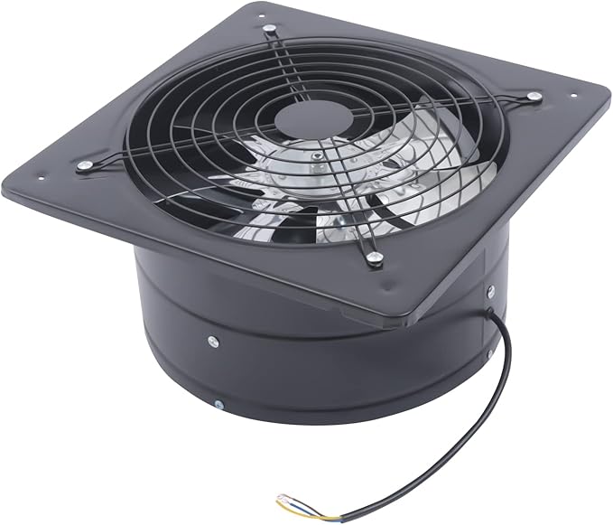 XUFOPLY 12 Inch Exhaust Fan, 110V 125W Wall Mounted Vent Fans 2800RPM Kitchen