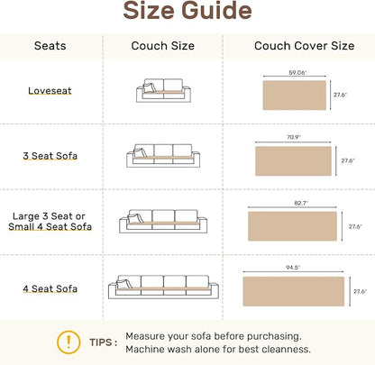 Couch Cover for Dogs, Washable Non Slip Sofa Covers for 2 Cushion Couch Pet Friendly Fuzzy Sofa Protector&Bed Mat for Pets (27.6"x59.06" Dark Gray)