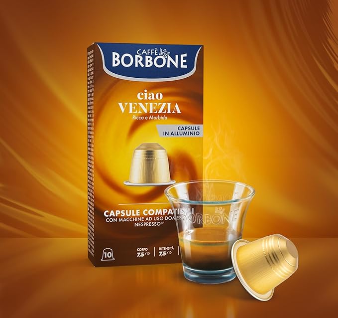 Caffè Borbone Ciao Venezia Aluminum Capsules Compatible