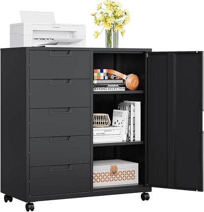 MIIIKO 5 Drawer Storage Cabinet